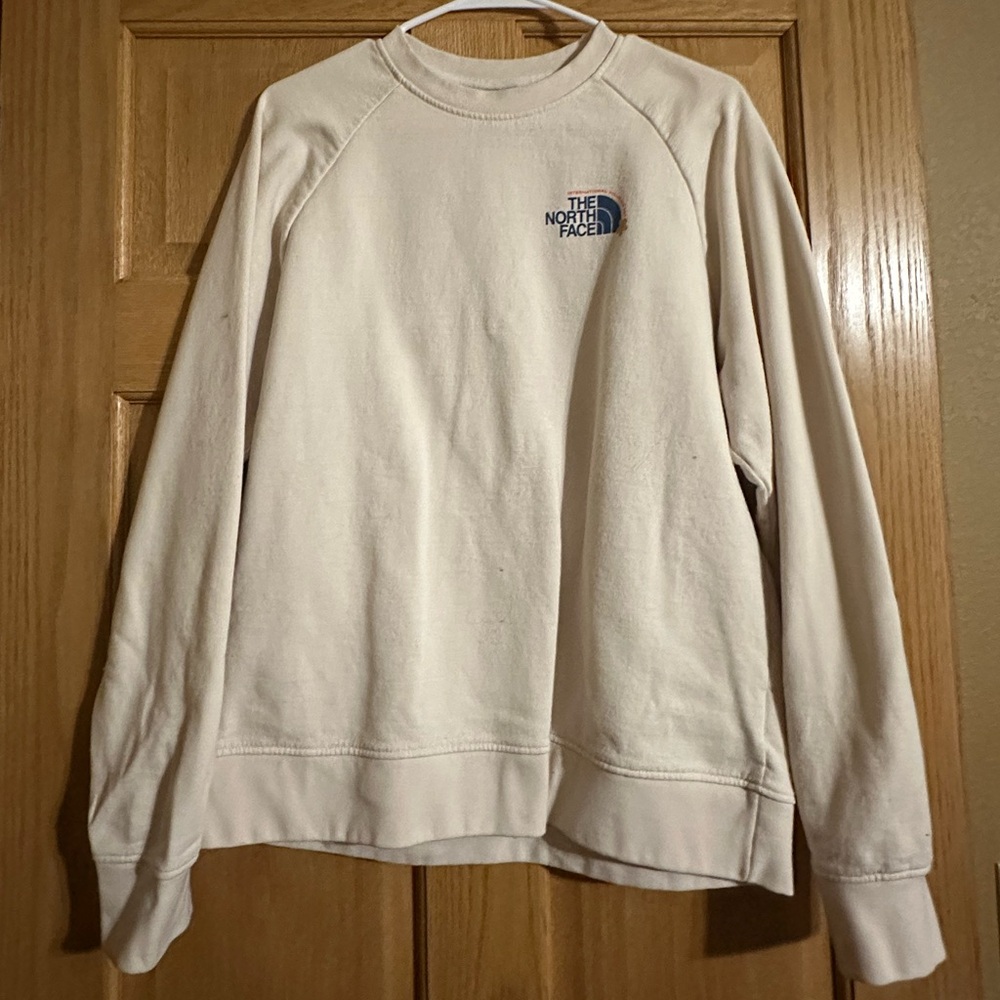 The North Face Off-White Crewneck Sweater